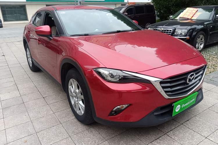 Used Mazda CX-4 2018 2.0L Automatic Two-Wheel Drive Blue Sky Luxury Edition Front Right 45 Deg