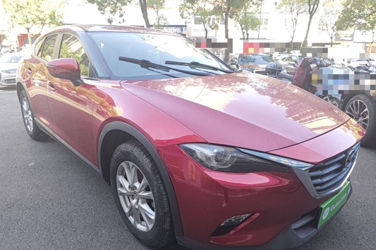 Used Mazda CX-4 2018 2.0L Automatic Two-Wheel Drive Blue Sky Dynamic Version China V Standard Front Right 45 Deg