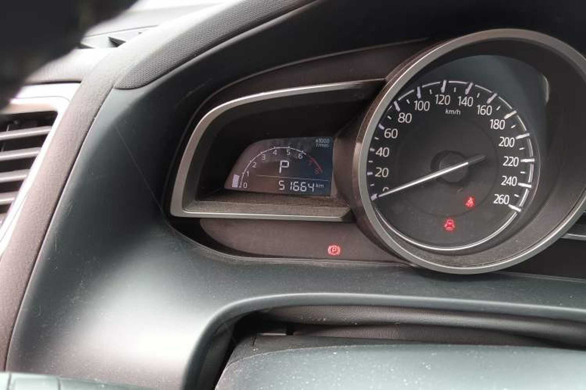 Used Mazda CX-4 2018 2.0L Automatic Two-Wheel Drive Blue Sky Luxury Edition Odometer Close Up