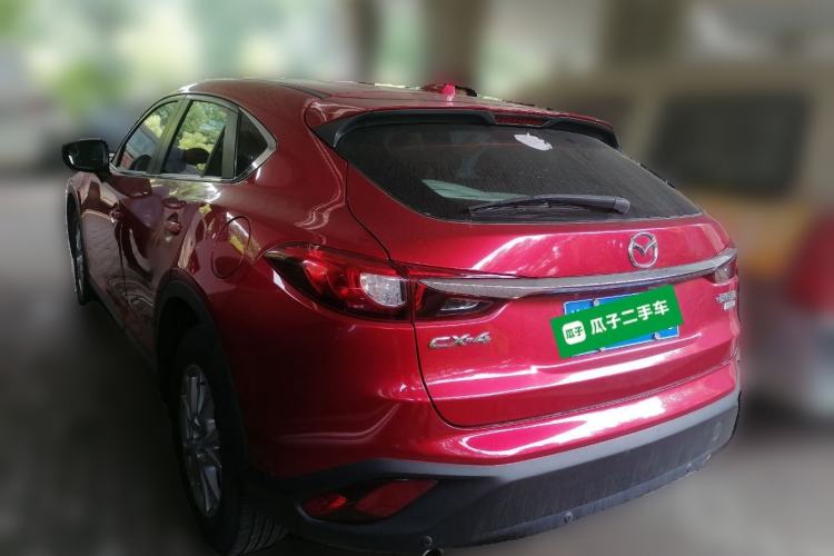 Used Mazda CX-4 2018 2.0L Automatic Two-Wheel Drive Blue Sky Luxury Edition Rear Left 45 Deg