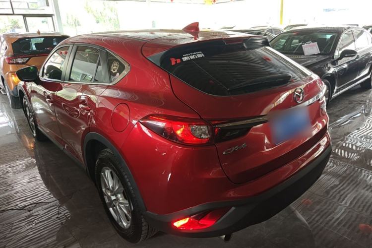 Used Mazda CX-4 2018 2.0L Automatic Two-Wheel Drive Blue Sky Dynamic Version China V Standard Rear Left 45 Deg