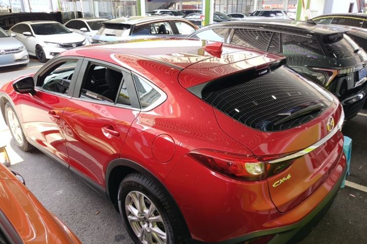 Used Mazda CX-4 2018 2.0L Automatic Two-Wheel Drive Blue Sky Dynamic Version China V Standard Rear Left 45 Deg