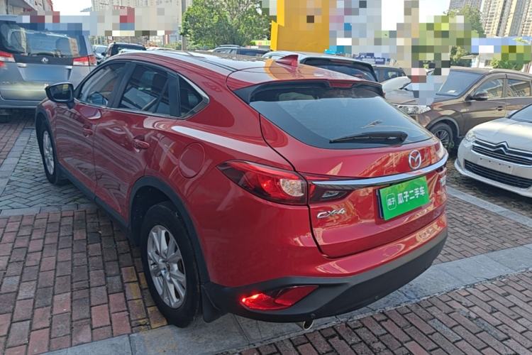 Used Mazda CX-4 2018 2.0L Automatic Two-Wheel Drive Blue Sky Dynamic Version China V Standard Rear Left 45 Deg
