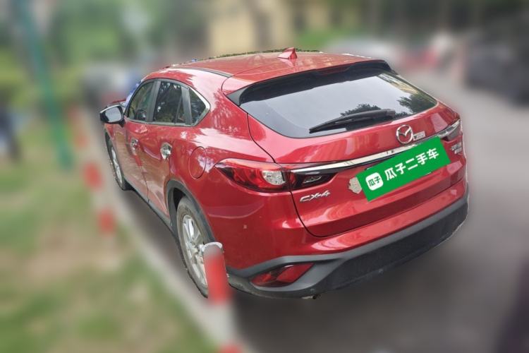 Used Mazda CX-4 2018 2.0L Automatic Two-Wheel Drive Blue Sky Luxury Edition Rear Left 45 Deg