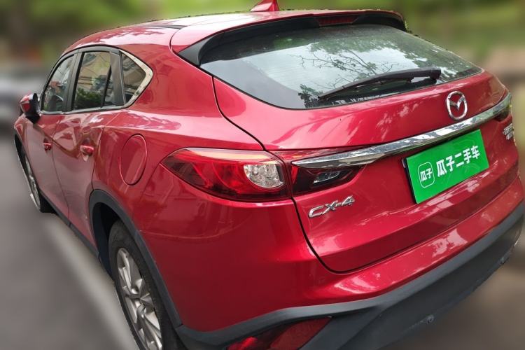 Used Mazda CX-4 2018 2.0L Automatic Two-Wheel Drive Blue Sky Luxury Edition Rear Left 45 Deg
