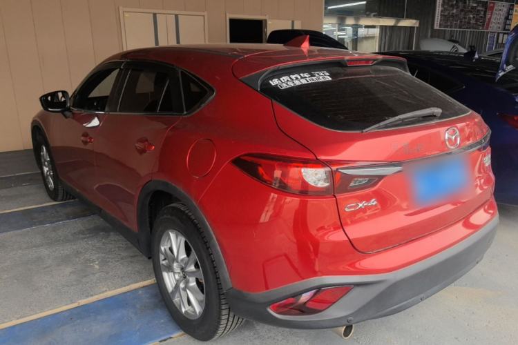 Used Mazda CX-4 2018 2.0L Automatic Two-Wheel Drive Blue Sky Dynamic Version China V Standard Rear Left 45 Deg