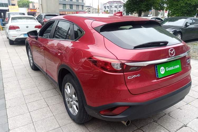 Used Mazda CX-4 2018 2.0L Automatic Two-Wheel Drive Blue Sky Luxury Edition Rear Left 45 Deg