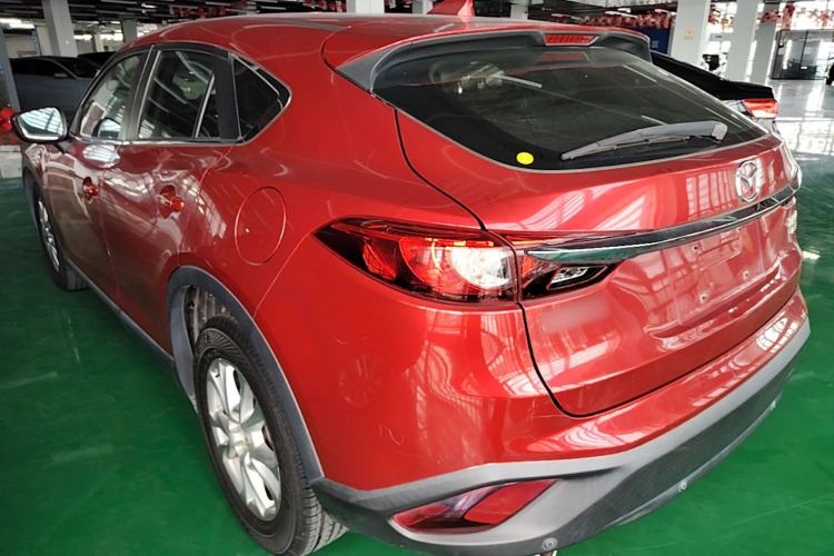 Used Mazda CX-4 2018 2.0L Automatic Two-Wheel Drive Blue Sky Luxury Edition Rear Left 45 Deg