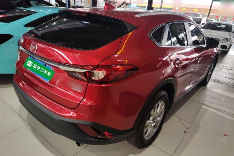 Used Mazda CX-4 2018 2.0L Automatic Two-Wheel Drive Blue Sky Luxury Edition Rear Right 45 Deg