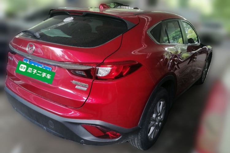 Used Mazda CX-4 2018 2.0L Automatic Two-Wheel Drive Blue Sky Luxury Edition Rear Right 45 Deg