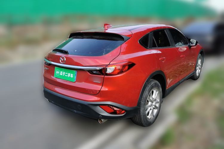 Used Mazda CX-4 2018 2.0L Automatic Two-Wheel Drive Blue Sky Luxury Edition Rear Right 45 Deg
