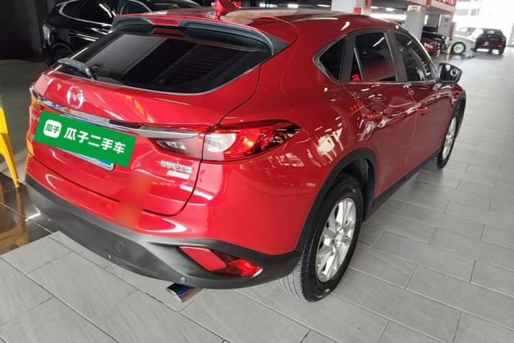 Used Mazda CX-4 2018 2.0L Automatic Two-Wheel Drive Blue Sky Luxury Edition Rear Right 45 Deg