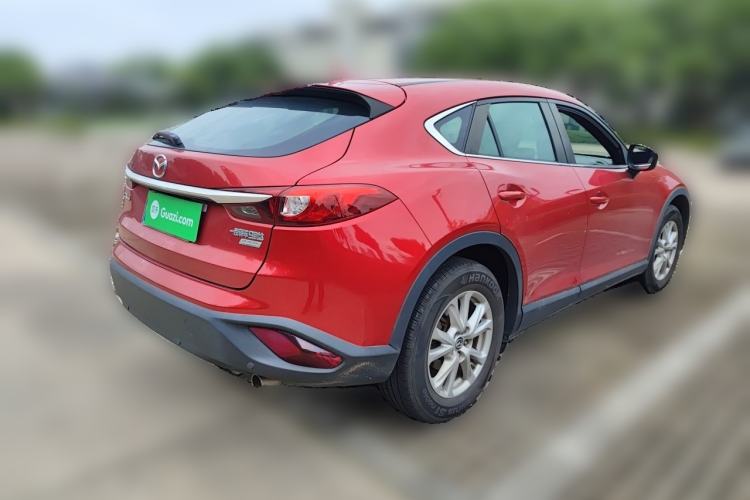 Used Mazda CX-4 2018 2.0L Automatic Two-Wheel Drive Blue Sky Luxury Edition Rear Right 45 Deg