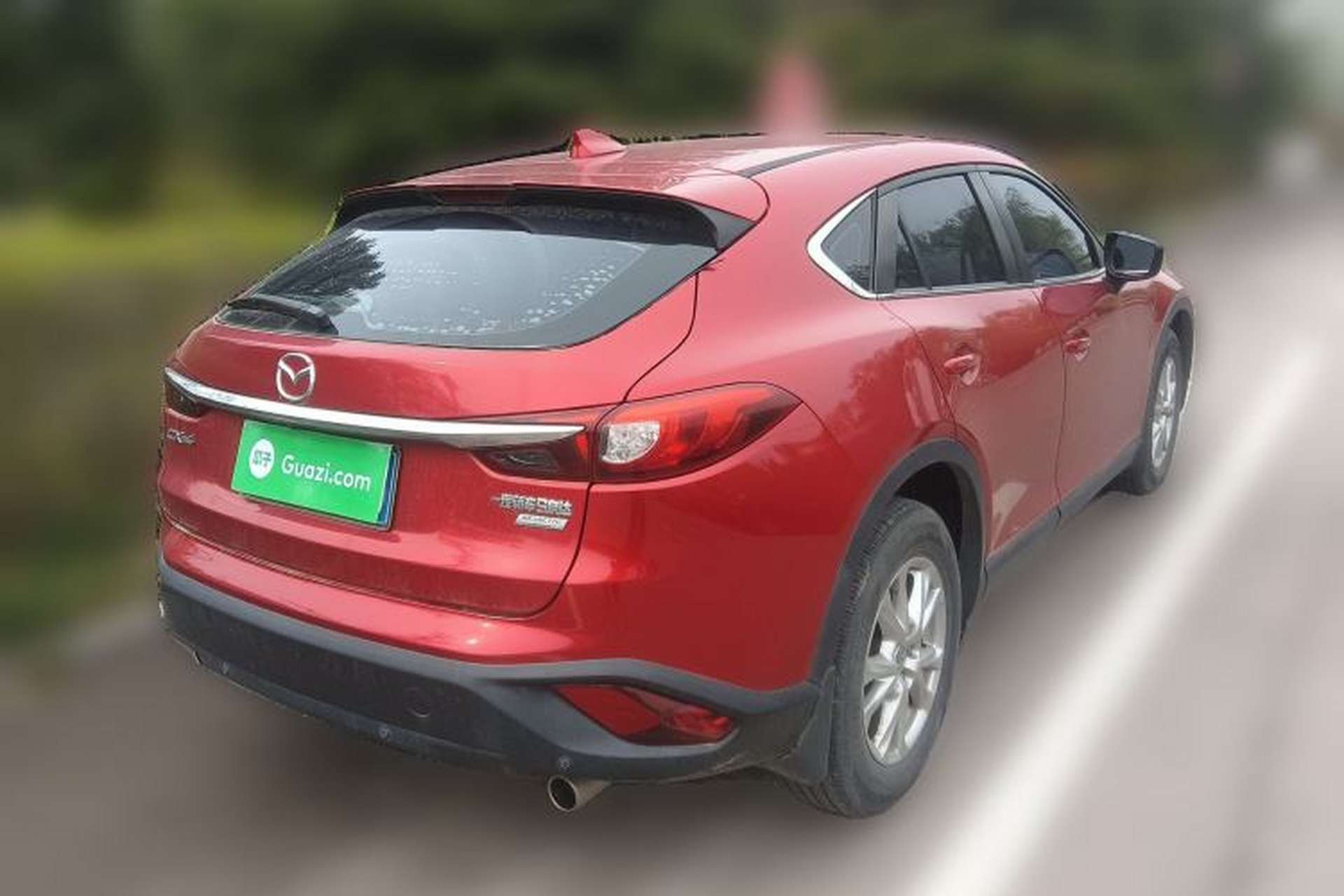 Used Mazda CX-4 2018 2.0L Automatic Two-Wheel Drive Blue Sky Luxury Edition Rear Right 45 Deg