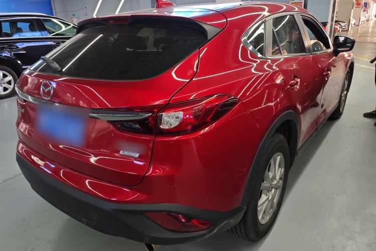 Used Mazda CX-4 2018 2.0L Automatic Two-Wheel Drive Blue Sky Luxury Edition Rear Right 45 Deg