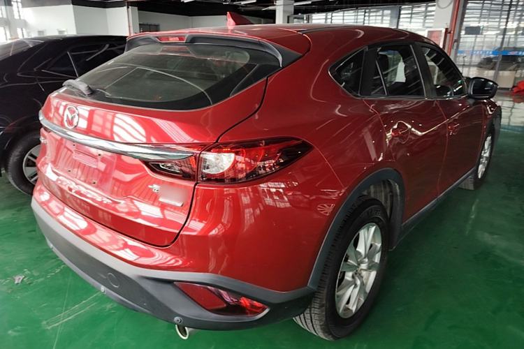 Used Mazda CX-4 2018 2.0L Automatic Two-Wheel Drive Blue Sky Luxury Edition Rear Right 45 Deg