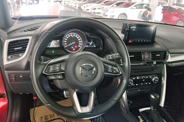 Used Mazda CX-4 2018 2.0L Automatic Two-Wheel Drive Blue Sky Luxury Edition Steering Wheel
