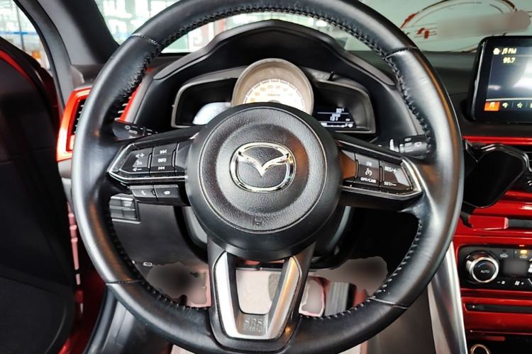 Used Mazda CX-4 2018 2.0L Automatic Two-Wheel Drive Blue Sky Luxury Edition Steering Wheel