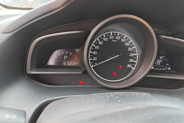 Used Mazda CX-4 2018 2.0L Automatic Two-Wheel Drive Blue Sky Luxury Edition Odometer Close Up