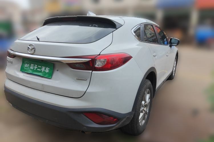Used Mazda CX-4 2018 2.0L Automatic Two-Wheel Drive Blue Sky Luxury Edition Rear Right 45 Deg