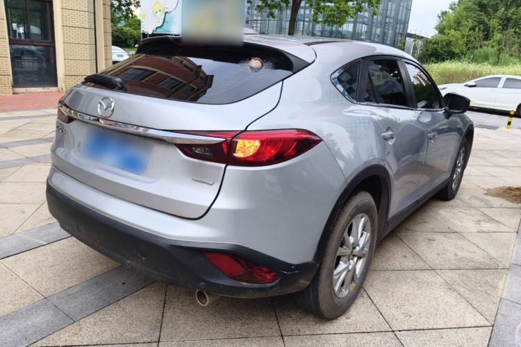 Used Mazda CX-4 2018 2.0L Automatic Two-Wheel Drive Blue Sky Luxury Edition Rear Right 45 Deg