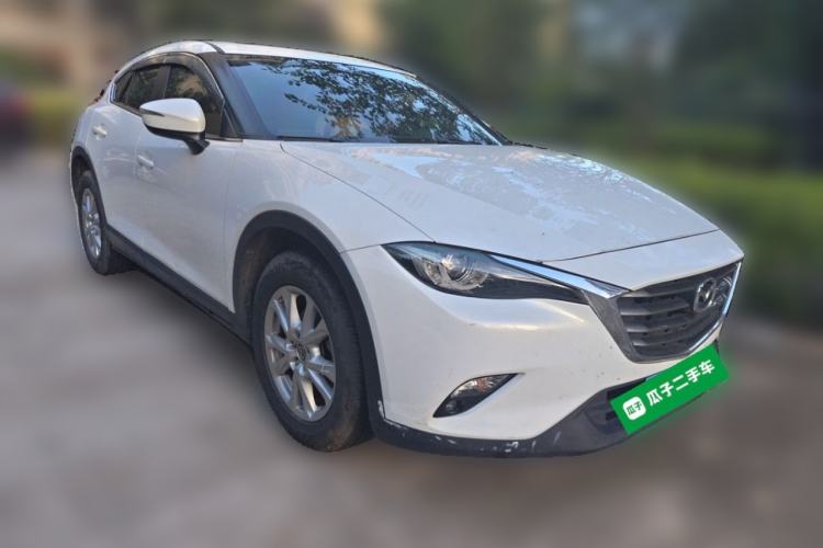 Used Mazda CX-4 2018 2.0L Automatic Two-Wheel Drive Blue Sky Luxury Edition Front Right 45 Deg