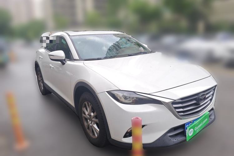 Used Mazda CX-4 2018 2.0L Automatic Two-Wheel Drive Blue Sky Luxury Edition Front Right 45 Deg