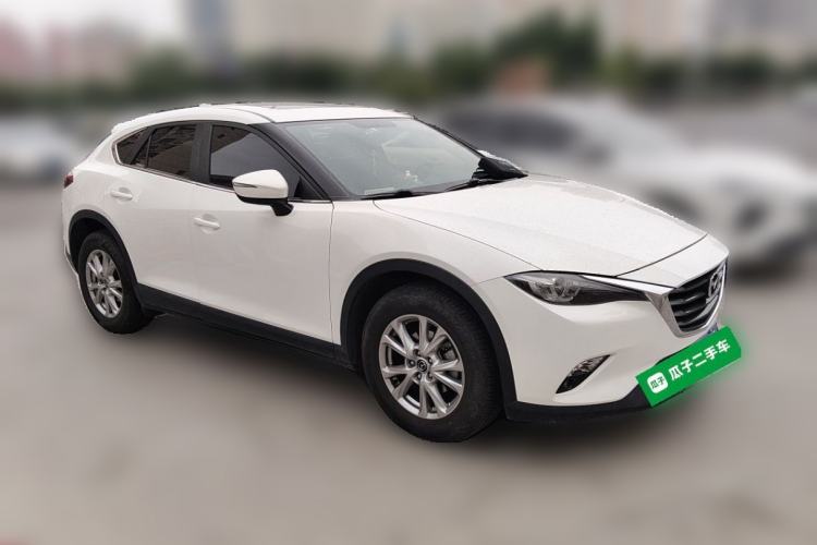 Used Mazda CX-4 2018 2.0L Automatic Two-Wheel Drive Blue Sky Luxury Edition Front Right 45 Deg