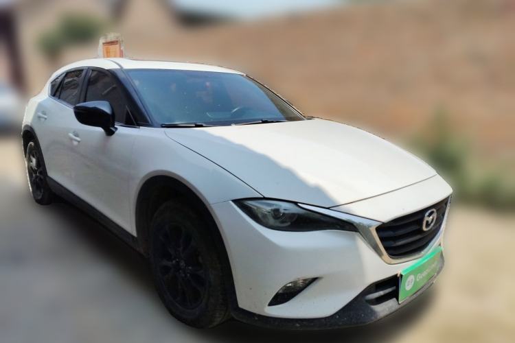 Used Mazda CX-4 2018 2.0L Automatic Two-Wheel Drive Blue Sky Luxury Edition Front Right 45 Deg
