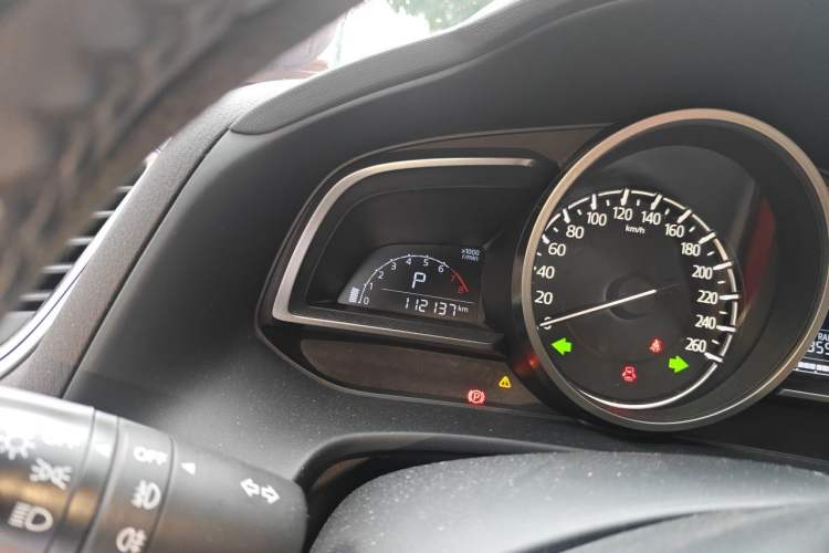 Used Mazda CX-4 2018 2.0L Automatic Two-Wheel Drive Blue Sky Luxury Edition Odometer Close Up