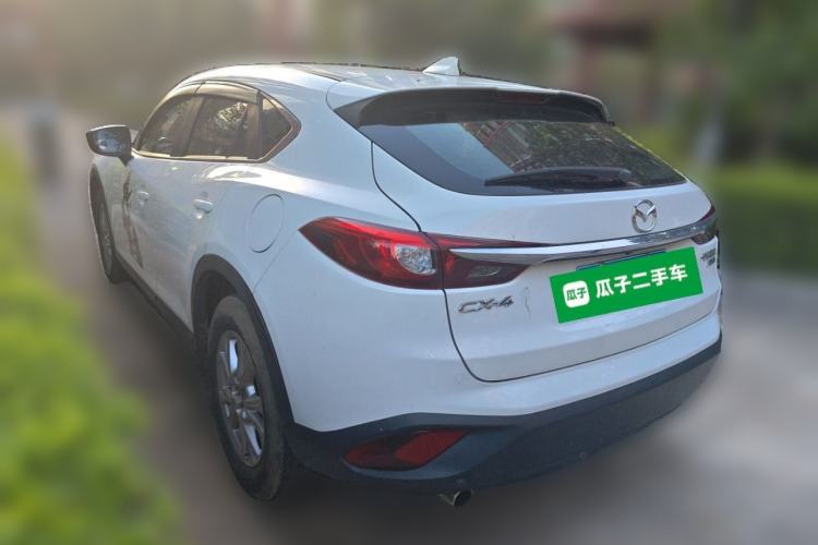 Used Mazda CX-4 2018 2.0L Automatic Two-Wheel Drive Blue Sky Luxury Edition Rear Left 45 Deg
