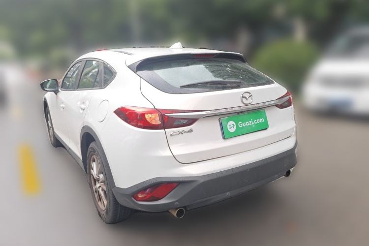 Used Mazda CX-4 2018 2.0L Automatic Two-Wheel Drive Blue Sky Luxury Edition Rear Left 45 Deg