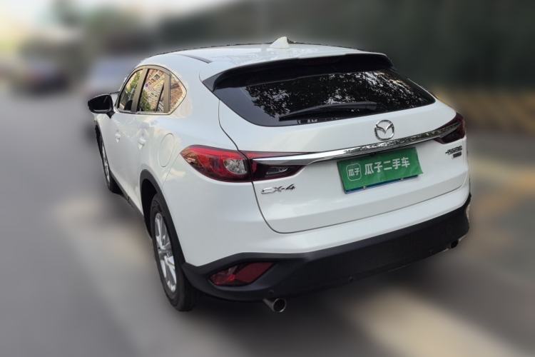 Used Mazda CX-4 2018 2.0L Automatic Two-Wheel Drive Blue Sky Luxury Edition Rear Left 45 Deg