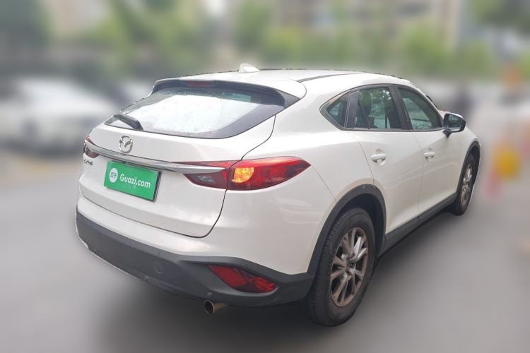 Used Mazda CX-4 2018 2.0L Automatic Two-Wheel Drive Blue Sky Luxury Edition Rear Right 45 Deg