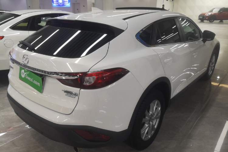 Used Mazda CX-4 2018 2.0L Automatic Two-Wheel Drive Blue Sky Luxury Edition Rear Right 45 Deg