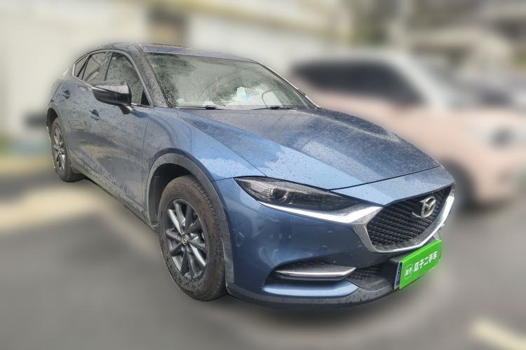 Used Mazda CX-4 2020 2.0L Automatic Two-Wheel Drive Blue Sky Dynamic Edition Front Right 45 Deg