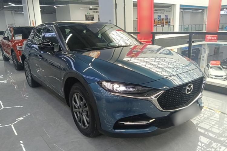 Used Mazda CX-4 2020 2.0L Automatic Two-Wheel Drive Blue Sky Exploration Edition Front Right 45 Deg