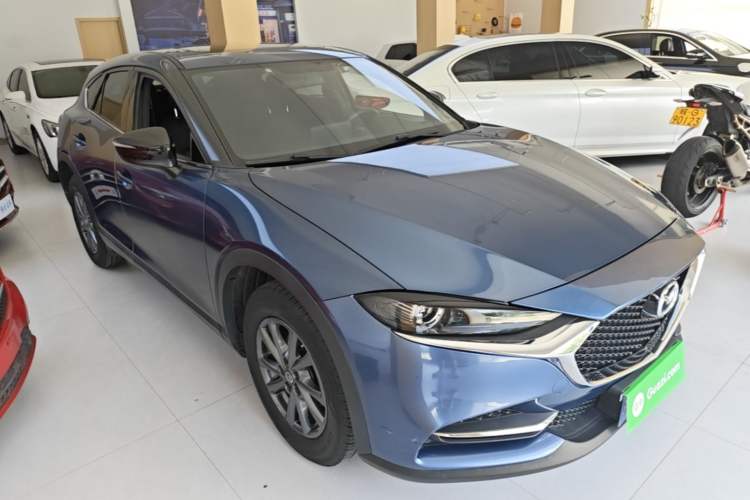 Used Mazda CX-4 2020 2.0L Automatic Two-Wheel Drive Blue Sky Exploration Edition Front Right 45 Deg