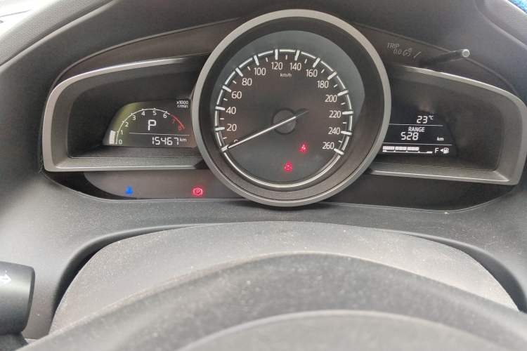 Used Mazda CX-4 2020 2.0L Automatic Two-Wheel Drive Blue Sky Luxury Edition Odometer Close Up