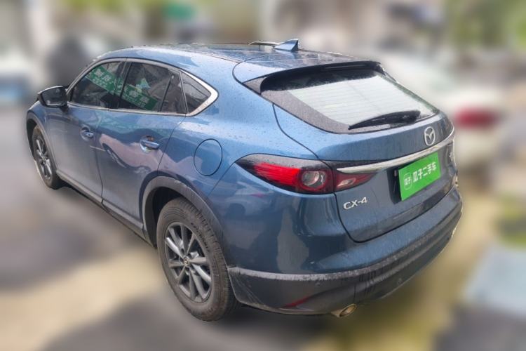 Used Mazda CX-4 2020 2.0L Automatic Two-Wheel Drive Blue Sky Dynamic Edition Rear Left 45 Deg