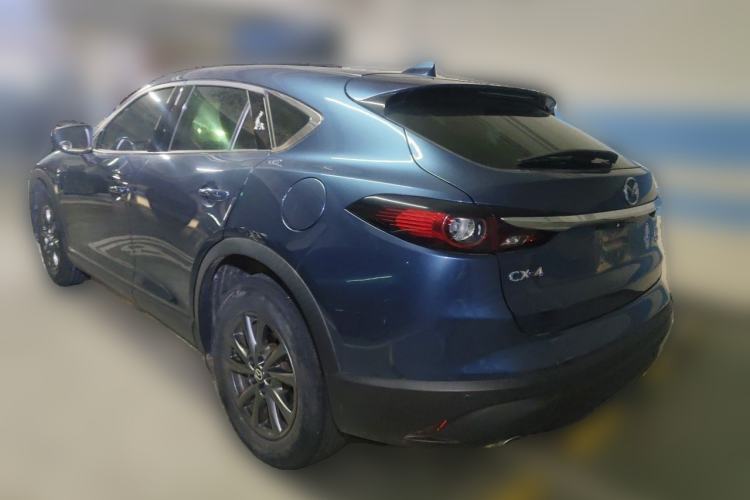 Used Mazda CX-4 2020 2.0L Automatic Two-Wheel Drive Blue Sky Dynamic Edition Rear Left 45 Deg