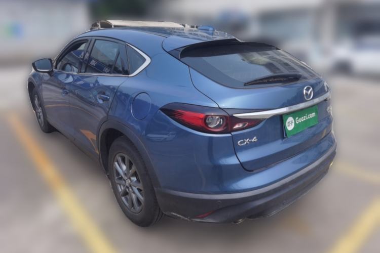 Used Mazda CX-4 2020 2.0L Automatic Two-Wheel Drive Blue Sky Dynamic Edition Rear Left 45 Deg