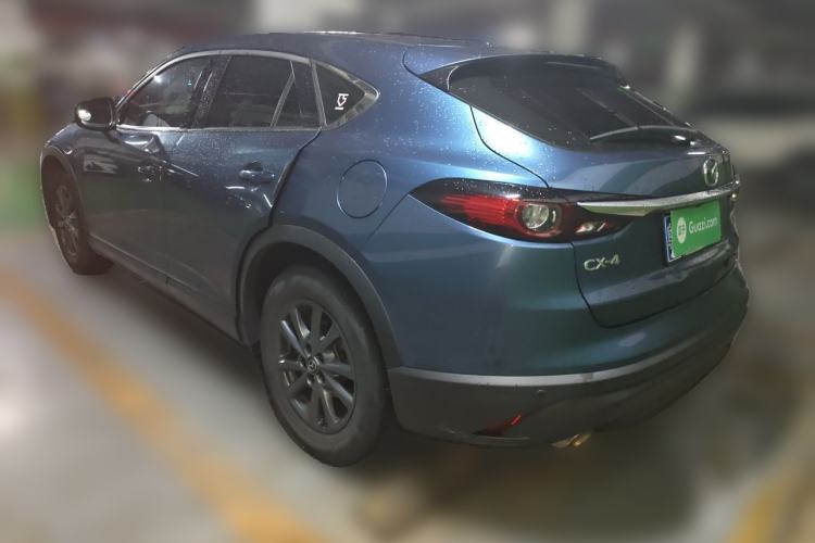 Used Mazda CX-4 2020 2.0L Automatic Two-Wheel Drive Blue Sky Exploration Edition Rear Left 45 Deg