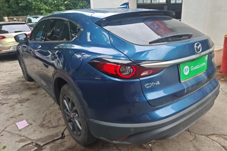 Used Mazda CX-4 2020 2.0L Automatic Two-Wheel Drive Blue Sky Dynamic Edition Rear Left 45 Deg