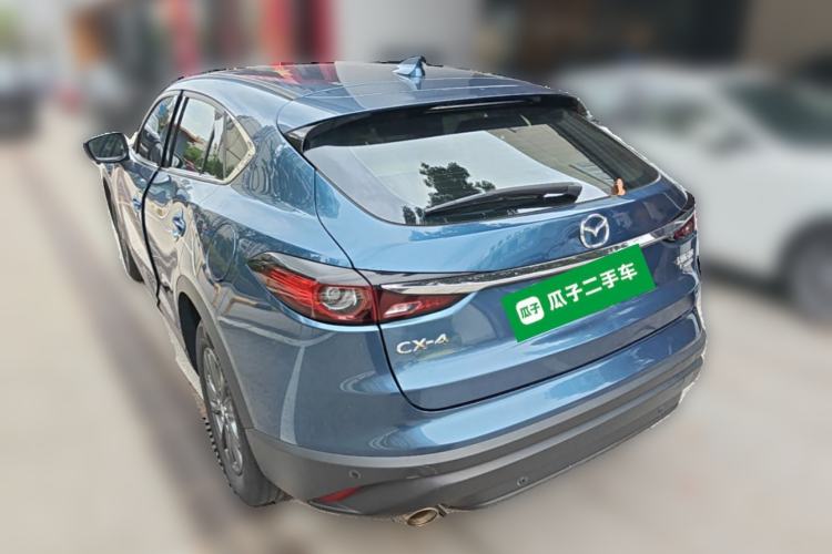 Used Mazda CX-4 2020 2.0L Automatic Two-Wheel Drive Blue Sky Dynamic Edition Rear Left 45 Deg
