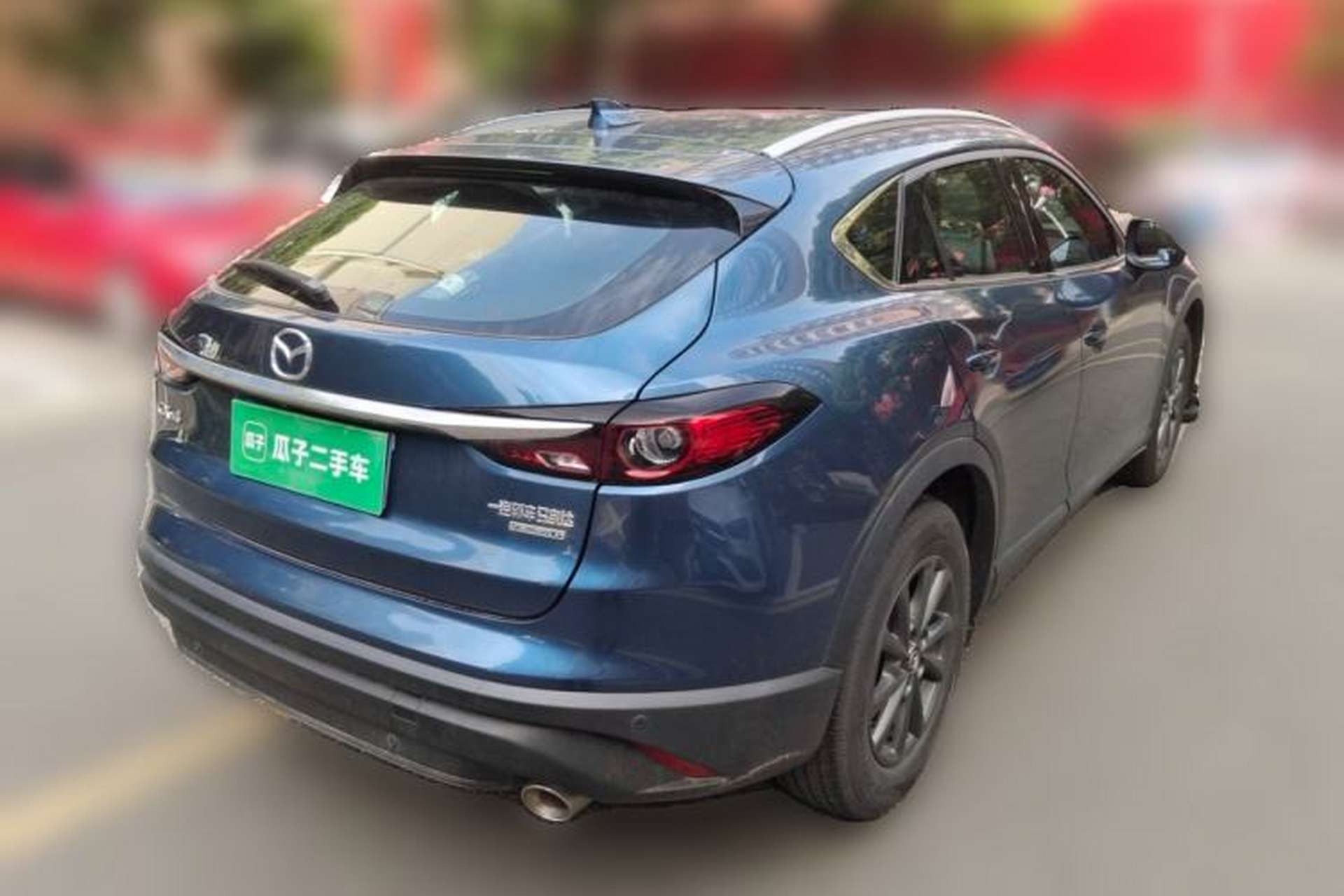 Used Mazda CX-4 2020 2.0L Automatic Two-Wheel Drive Blue Sky Luxury Edition Rear Right 45 Deg