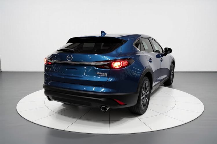 Used Mazda CX-4 2020 2.0L Automatic Two-Wheel Drive Blue Sky Dynamic Edition Rear Right 45 Deg
