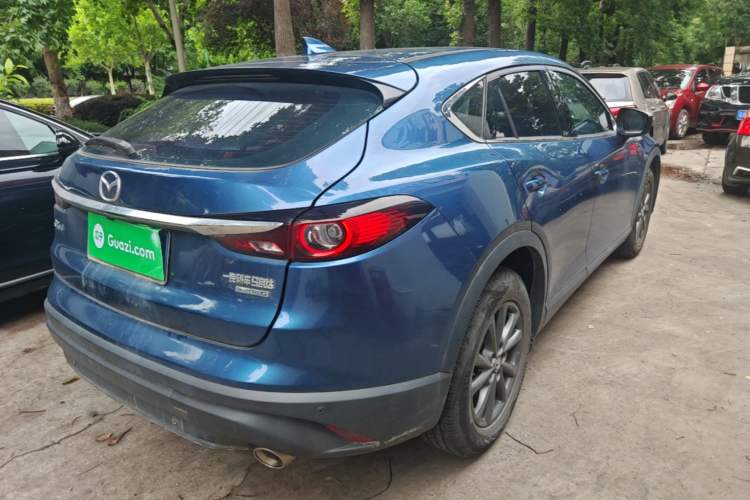 Used Mazda CX-4 2020 2.0L Automatic Two-Wheel Drive Blue Sky Dynamic Edition Rear Right 45 Deg