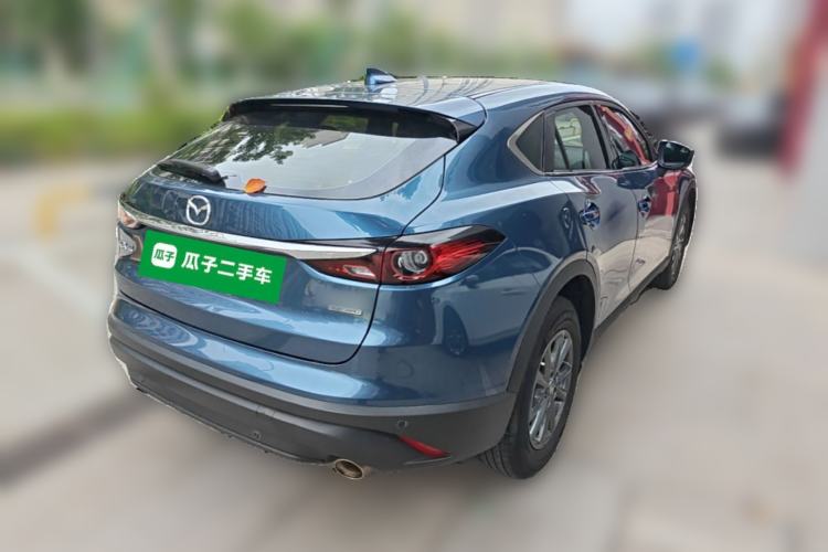 Used Mazda CX-4 2020 2.0L Automatic Two-Wheel Drive Blue Sky Dynamic Edition Rear Right 45 Deg