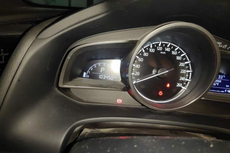 Used Mazda CX-4 2020 2.0L Automatic Two-Wheel Drive Blue Sky Exploration Edition Odometer Close Up